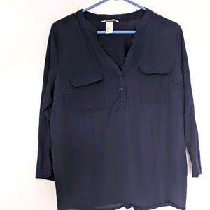 H&M Blue Long Sleeve